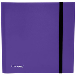 Ultra Pro 12-Pocket Pro Eclipse Binder Royal Purple Binders for Trading Cards