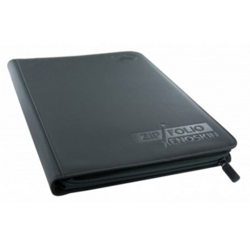 Ultimate Guard 18-Pocket Zipfolio Xenoskin Black Binders for Trading Cards