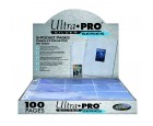 Ultra Pro 9-Pocket Silver Standard Size Binder Sleeves (Box of 100)