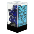 Translucent 7-Piece Dice Set (Blue/White) Dice