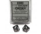 Translucent 10-Piece D10 Dice Set (Smoke/White)