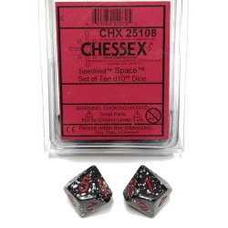 Speckled Space 10-Piece D10 Dice  Dice