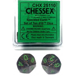 Speckled Recon 10-Piece D10 Dice  Dice