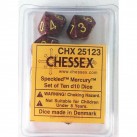 Speckled Mercury 10-Piece D10 Dice  Dice