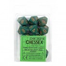 Speckled Dusty Green/Copper 10-Piece D10 Dice  Dice