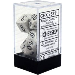 Speckled 7-Piece Dice Set (Arctic Camo) Dice