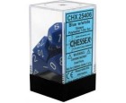 Opaque 7-Piece Dice Set (Blue/White)