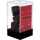 Opaque 7-Die Set (Black/Red) Dice