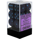 Speckled Set of 12 D6 Dice (Cobalt) Dice