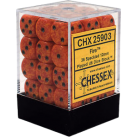 Speckled Set of 36 D6 Dice (Fire) 12mm Dice