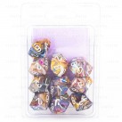 Festive Set of 10 D10 Dice (Carousel/White)