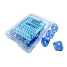 Borealis Set of 10 D10 Dice (Sky Blue/White) Luminary