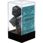 Phantom 7-Piece Dice Set (Teal/Gold)