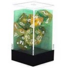 Nebula 7-Die Set (Spring/White Luminary) Dice