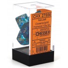 Nebula 7-Die Set (Oceanic/Gold Luminary) Dice