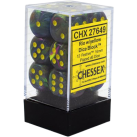 Festive Set of 12 D6 Dice (Rio/Yellow) Dice