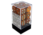 Glitter Set of 12 D6 Dice (Gold/Silver)