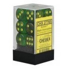 Borealis Set of 12 D6 Dice (Maple Green/Yellow)