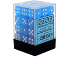 Frosted Set of 36 D6 Dice (Caribbean Blue)