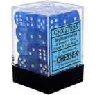 Borealis Set of 36 D6 Dice (Sky Blue/White)