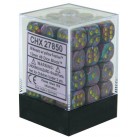 Festive Set of 36 D6 Dice (Mosaic/Yellow) Dice