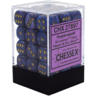 Lustrous Set of 36 D6 Dice (Purple/Gold)