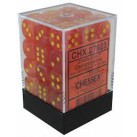 Ghostly Glow Set of 36 D6 Dice (Orange/Yellow) Dice