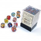 Nebula Set of 36 D6 Dice (Primary/Turquoise) Luminary 12mm