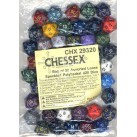 Speckled D20 Bag Of 50 Assorted Dice