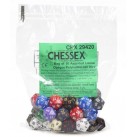 Opaque D20 Bag Of 50 Assorted Dice