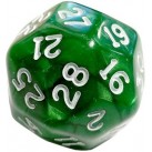 Pearlescent D30 (Green/White) Dice
