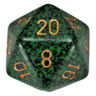 Speckled D20 34mm (Golden Recon) Single Dice