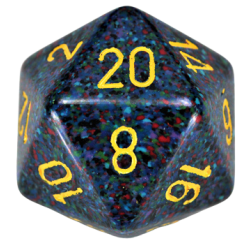 Speckled D20 34mm (Twilight) Single Dice