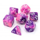 Poly Dice Set for RPGs (Purple Whirlwind)