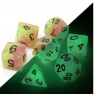 Poly Dice Set for RPGs (Astral Fire Glow In The Dark)