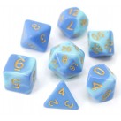 Poly Dice Set for RPGs (Clouds)