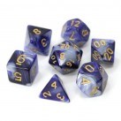 Poly Dice Set for RPGs (Indigo Nights) Dice