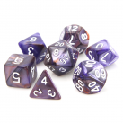 Poly Dice Set for RPGs (Copper/Purple Alloy)