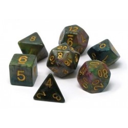 Poly Dice Set for RPGs (Rainforest) Dice
