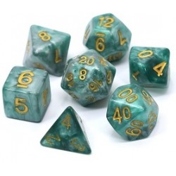 Poly Dice Set for RPGs (Serpentine) Dice