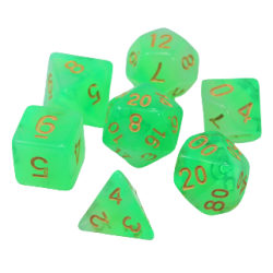 Poly Dice Set for RPGs (Time Gem) Dice