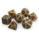 Poly Dice Set for RPGs (Sand Golem)