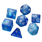 Poly Dice Set for RPGs (Mermaid's Tear)