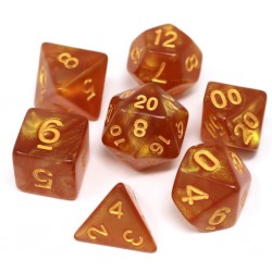 Poly Dice Set for RPGs (Summer Solstice) Dice