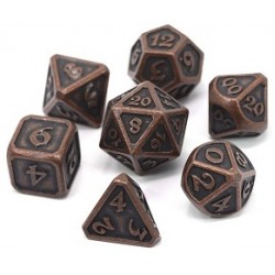 Metal Mythica Dice Set (Dark Copper) Dice