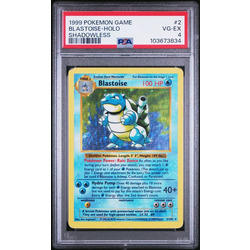 Blastoise Base Set Shadowless #2 PSA 4
