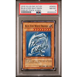 Blue-Eyes White Dragon Duelist Pack Kaiba 1st Edition #EN001 PSA 8 Now In Stock