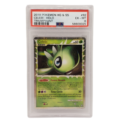 Celebi HGSS Triumphant #92 PSA 6 Now In Stock