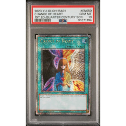 Change Of Heart Rarity Collection 1st Edition #EN050 PSA 10