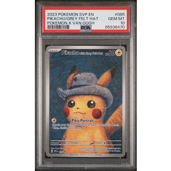 Pikachu with Grey Felt Hat PSA 10 Now In Stock